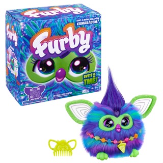 Pelúcia  Furby Galaxy Aurora Interativa com Músicas Brilha no Escuro - Hasbro F8901 em Oferta na Shopee
