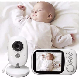 Baba Eletrônica VB603 Com Monitor Visão Noturna, Câmera c/ Audio Sensor de Temperatura