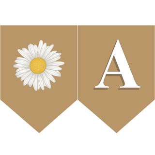 Bandeirola Margaridas Aniversário Festa Personalizada em Oferta na Shopee