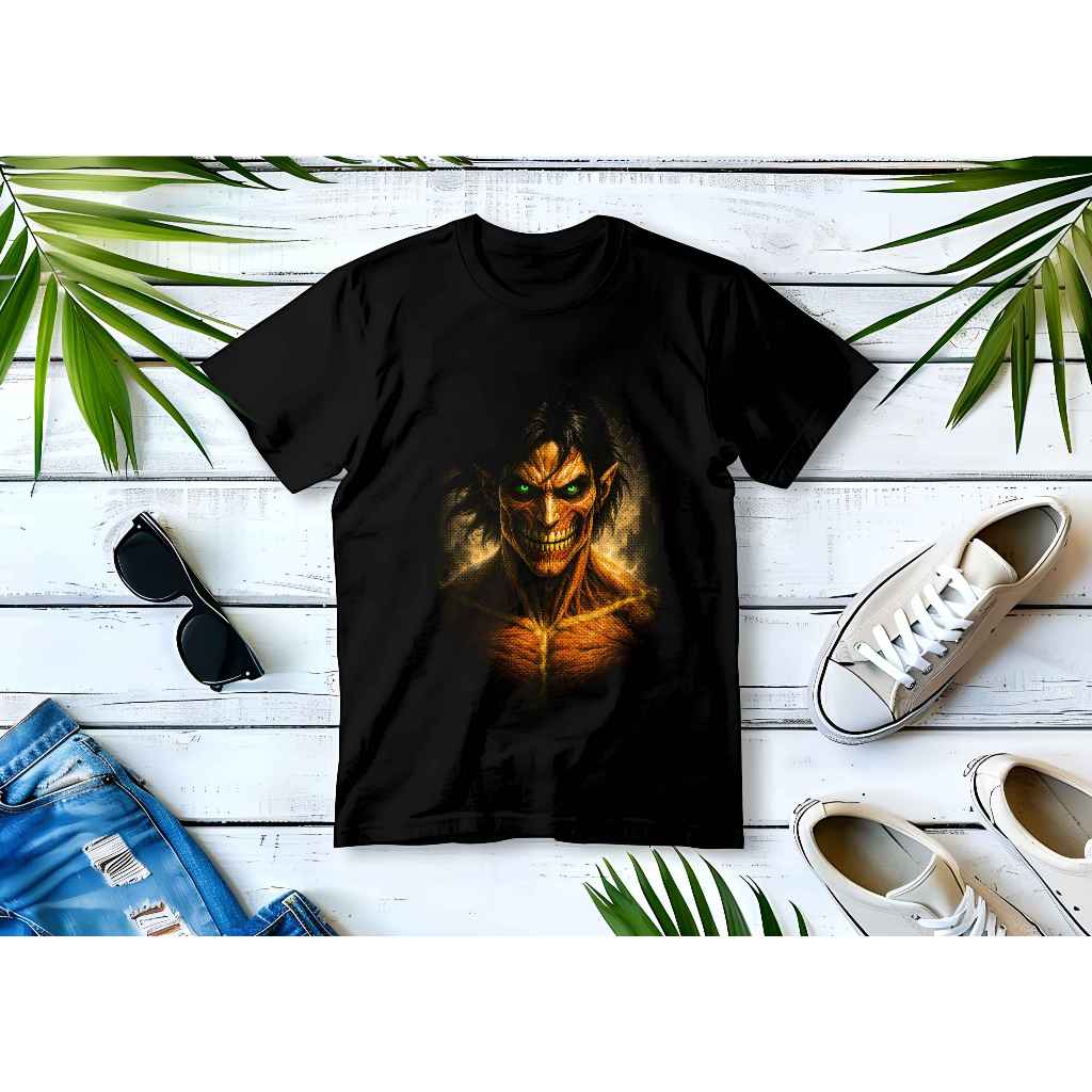 Camiseta Estampa terror-round 6-zumbi-ghost-attack on titan anime-t-shirt - Unissex
