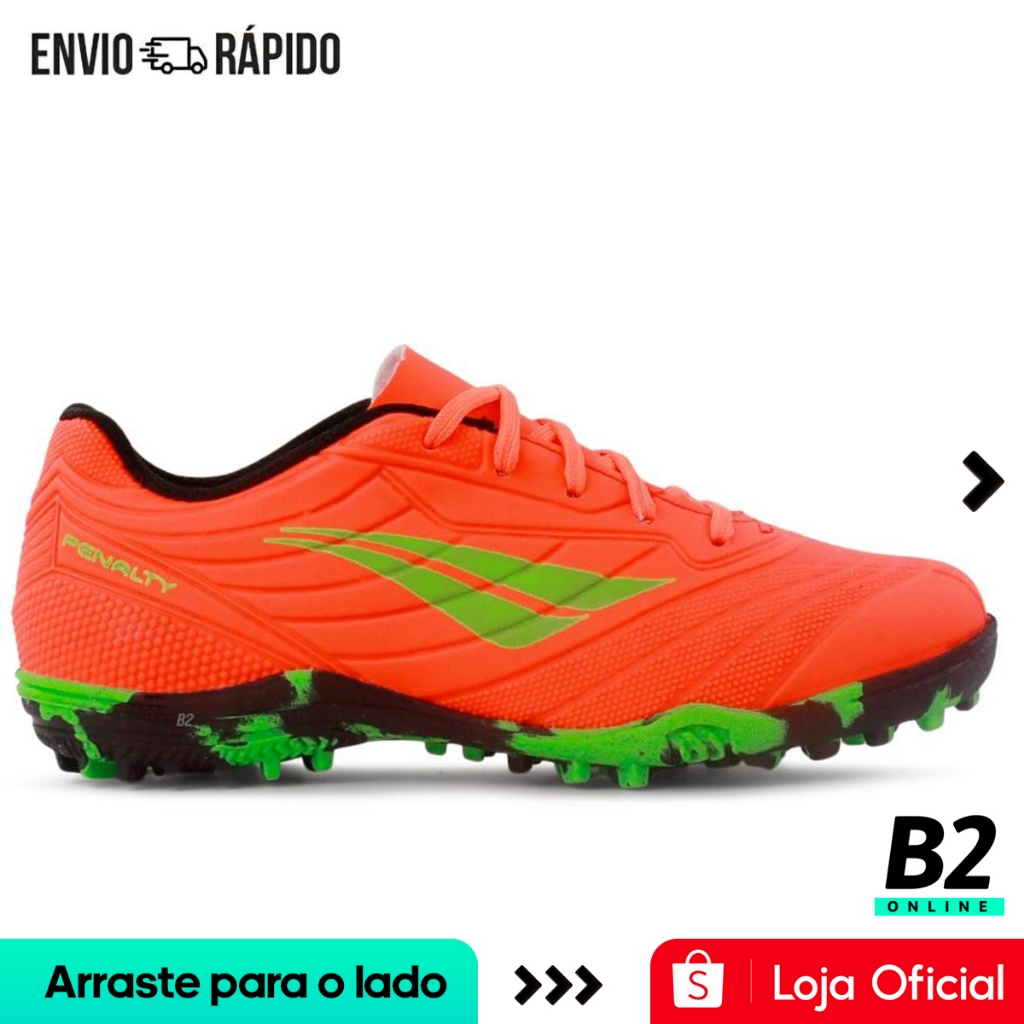 Chuteira Society Penalty Matis Kids XXI Unissex Original Com Nota Fiscal e Garantia - Sports & Outdoors