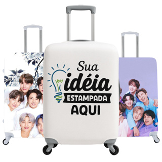 Capa de Mala Personalizada: Estilo e Proteção para Suas Viagens! em Oferta na Shopee