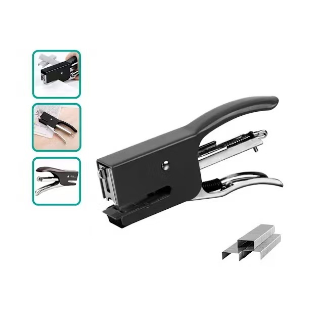 Grampeador de Mão Alicate Grampeador de Papel 25 Páginas 26/6 Grampos Profissional-B-K07 em Oferta na Shopee