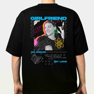 Camiseta Personalizada com Foto My Love Blusa da Namorada (o) Casal Blusa Girlfriend Boyfriend