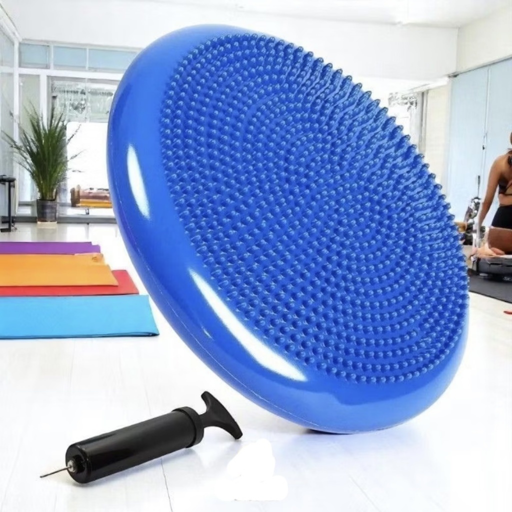 Almofada Disco Equilíbrio 33cm Inflável 200kg Exercícios Fitness em Oferta na Shopee