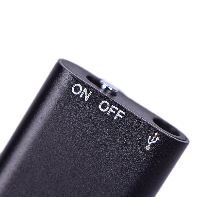 Mini Escuta Gravador De Voz 32GB Portátil Investigação Espiã Cor Preto Prática Resistente e Original