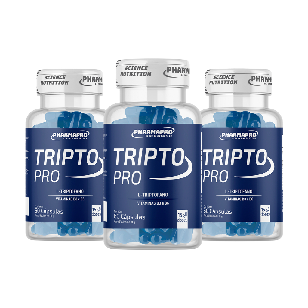 3x Tripto Pro - 180 Cápsulas - Pharma Pro em Oferta na Shopee