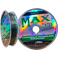 Linha De Pesca Maruri Max Force Monofilamento 100m - Várias Medidas