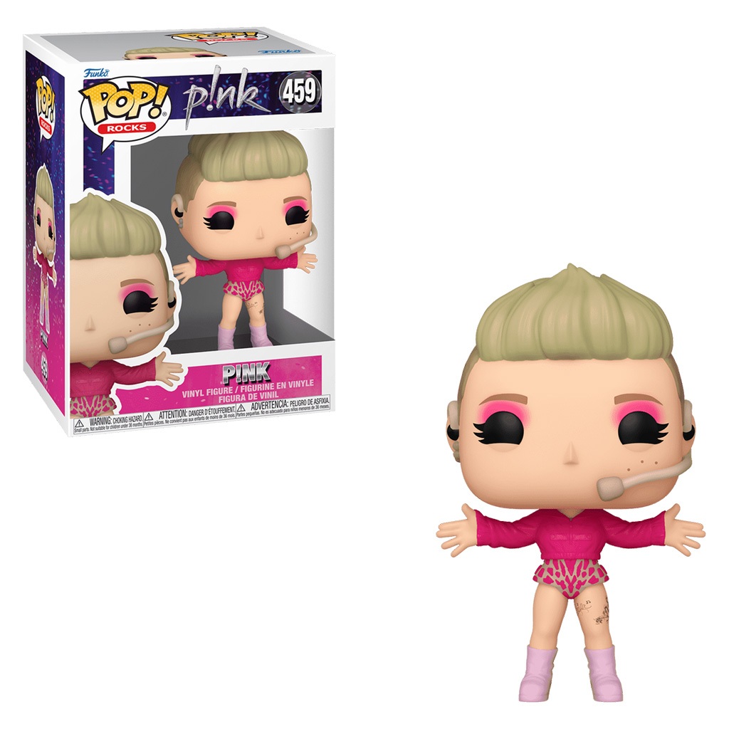 FUNKO POP ROCKS PINK TRUSTFALL 459 NOVO ORIGINAL em Oferta na Shopee