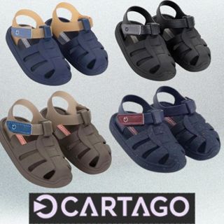 Sandália Cartago Baby Infantil Oslo Calce Fácil Solado Antiderrapante Leve Confortável em Oferta na Shopee