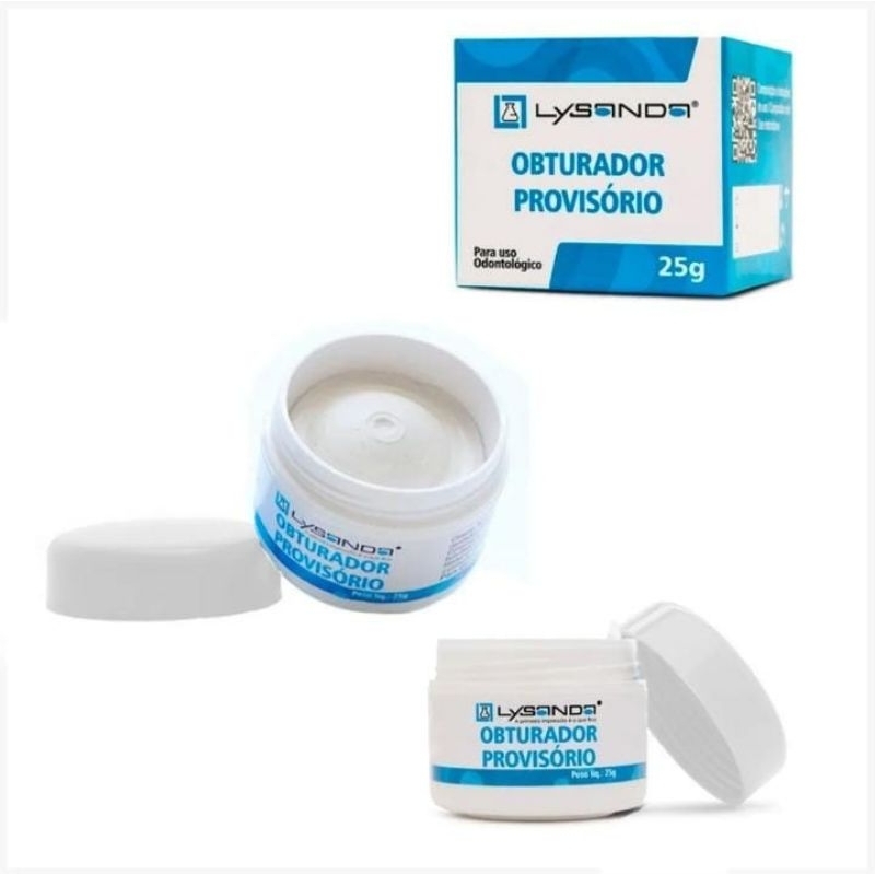 Cimento Restaurador Obturador Provisório Lysanda Branco