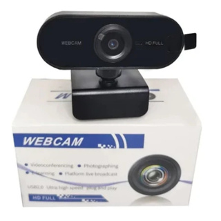 Webcam Câmera Computador Full HD 1080x1920p 2MP USB Plug Play Microfone Embutido em Oferta na Shopee