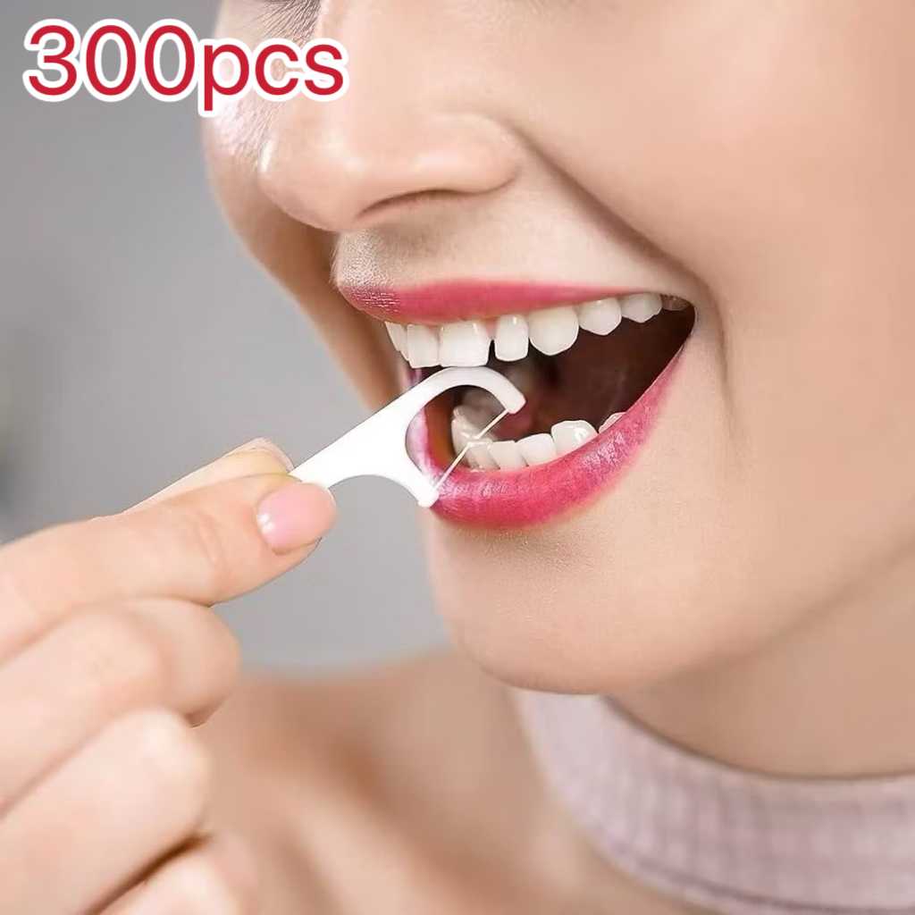 300/400 pçs Fio Dental Infantil Em Forma De Arco Ultra Fina Para Crianças De Limpeza PRONTO ENTREGA em Oferta na Shopee