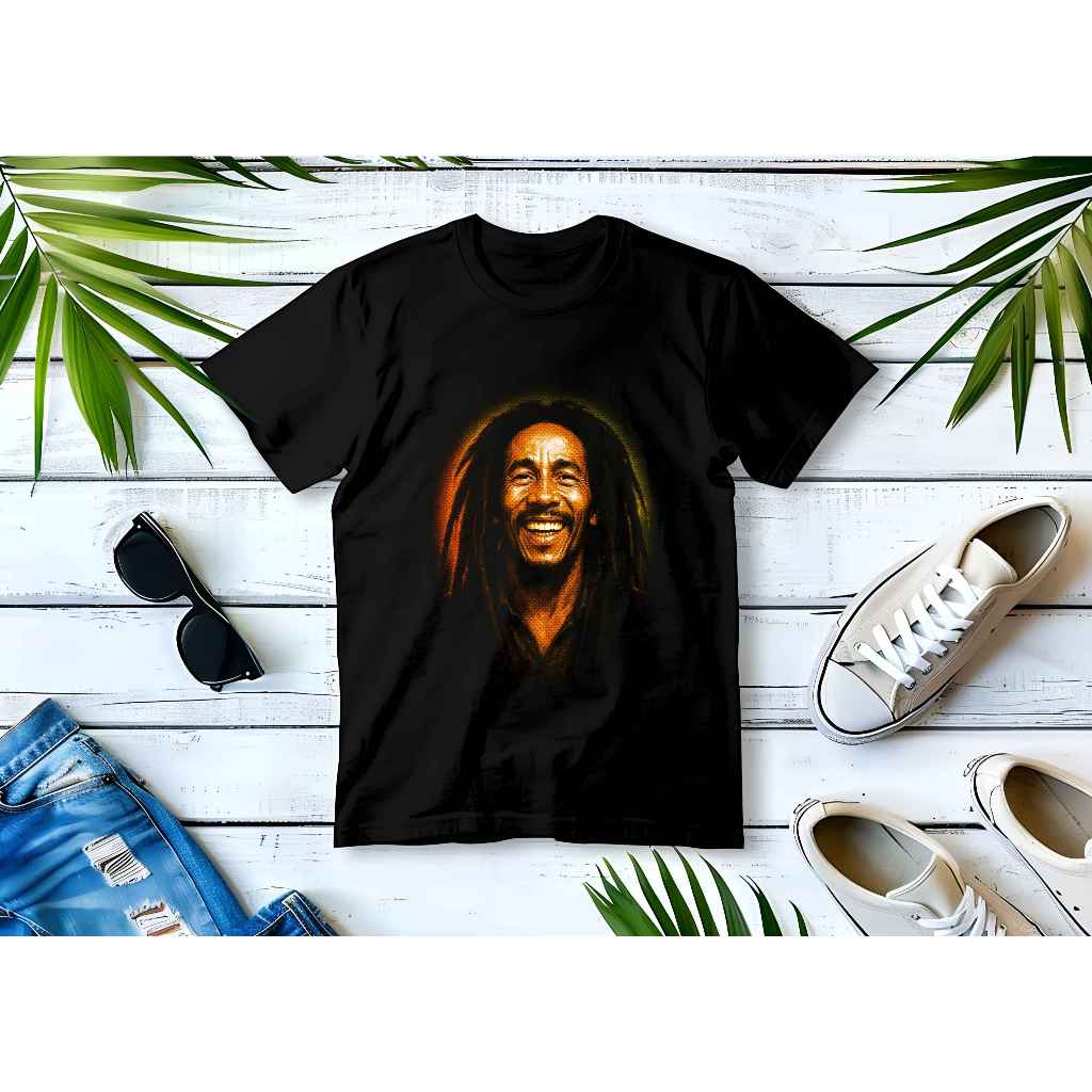 Camiseta Estampa musicos-bob marley-the beatles-elvis presley- amy winehouse- rolling stones- gorillaz-t-shirt - Unissex
