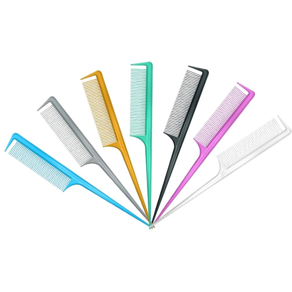 Pente Profissional Com Dente Separador De Mecha - Cores em Oferta na Shopee