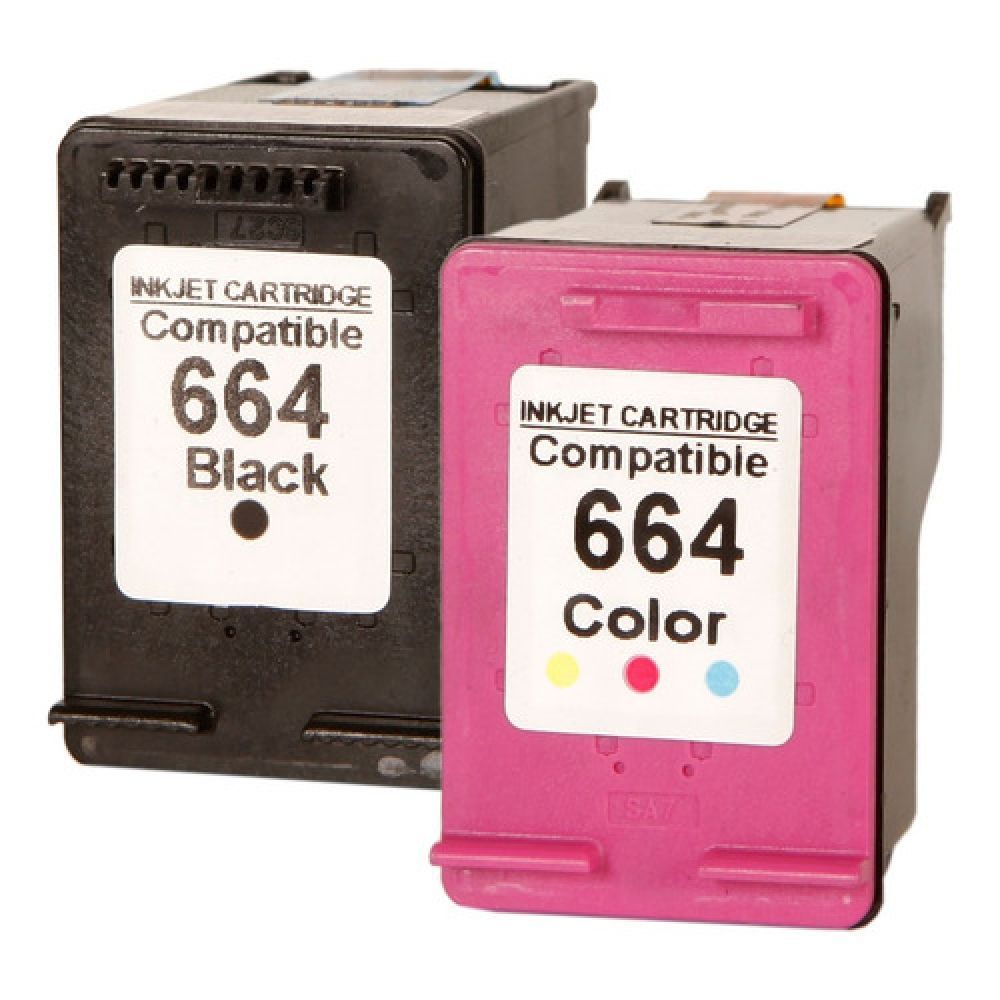 Kit Cartucho de Tinta à Jato 664 xl Preto e Colorido em Oferta na Shopee