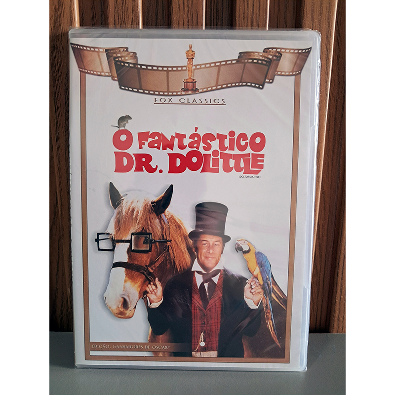(DVD) O Fantástico Dr. Dolittle (1967) Clássico (original novo e lacrado de fabrica)