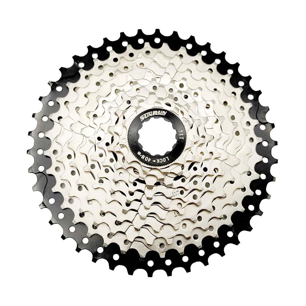 Cassete K7 - 9v 10v 11v 12v - 11/36 11/42 11/50 Sunrun GTA Alumínio para Freehub HG Shimano