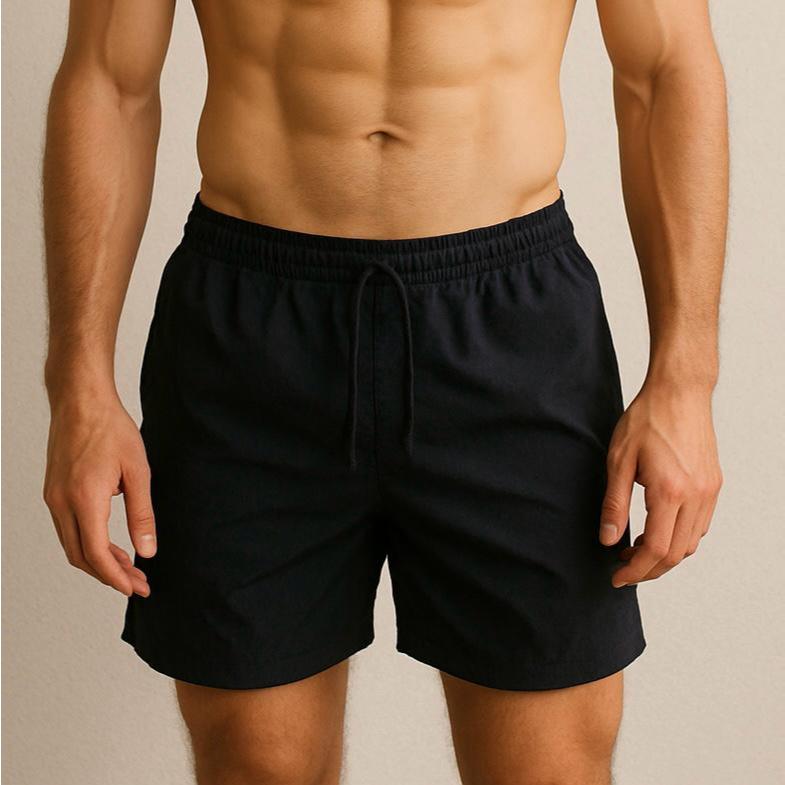 Bermuda Shorts Tactel Elastano Masculina Academia Corrida Treino Fitness Praia Secagem Rápida Esporte