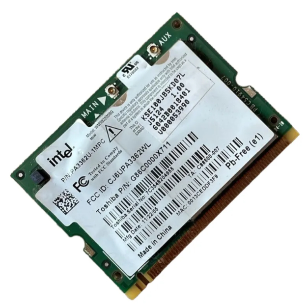 Placa Wifi Notebook Toshiba Satellite A105