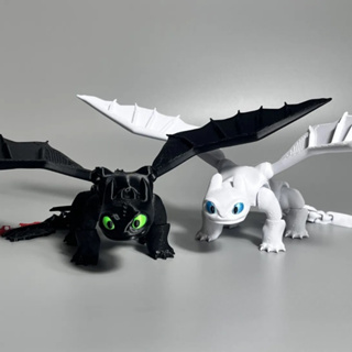 Boneco Articulado Como Treinar Seu Dragão Banguela Fúria da Noite & Fúria da Luz | Boneco Articulado Impressão 3D em Oferta na Shopee