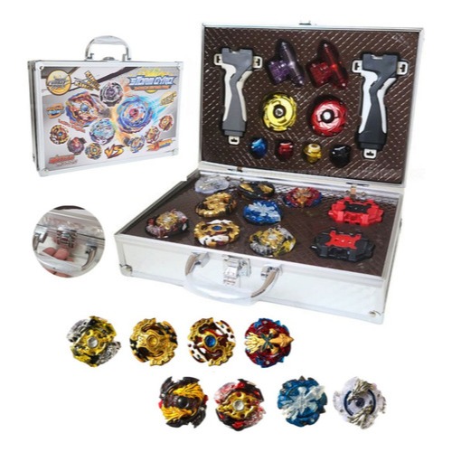 Beyblade Storm Gyro Dazzle Detonation Kit Maleta De Alumínio