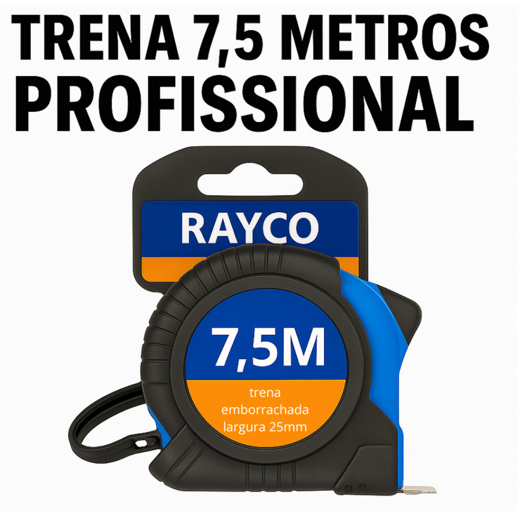 Trena Emborrachada de 7,5 metros e 3 metros Profissional De Aço