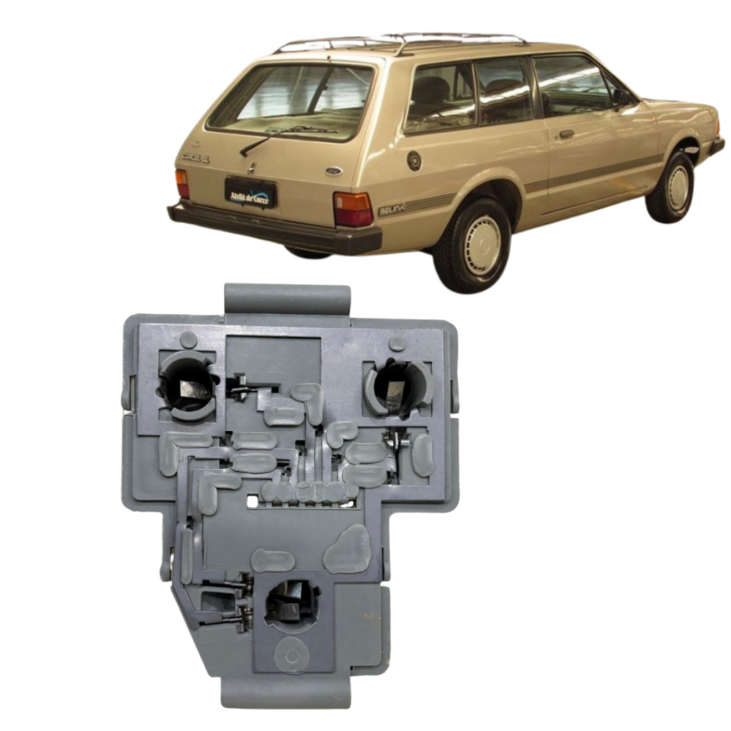 Circuito Soquete Lanterna Traseira Belina 1985 1986 1987 1988 Original Ford
