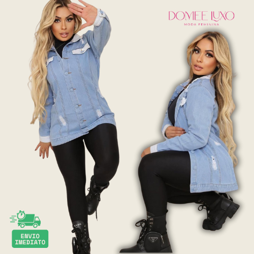 Parka Feminina Jeans: Onde Comprar | BuscaProdutos