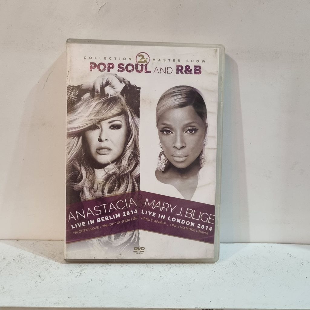 DVD Original - Anastacia + Mary J. Blige - 2x Live Show