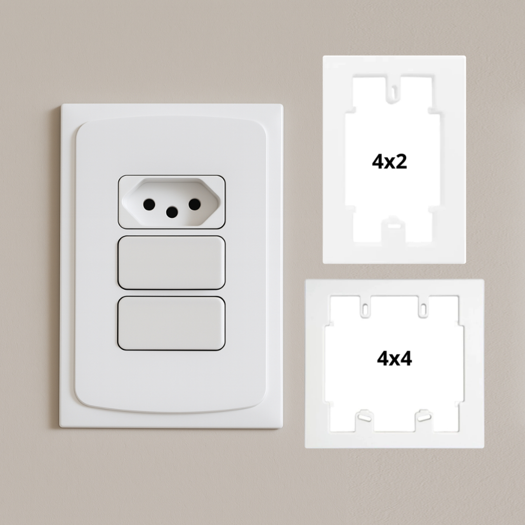 Prolongador Suporte Para Placa Caixa 4x2 e 4x4 Margirius