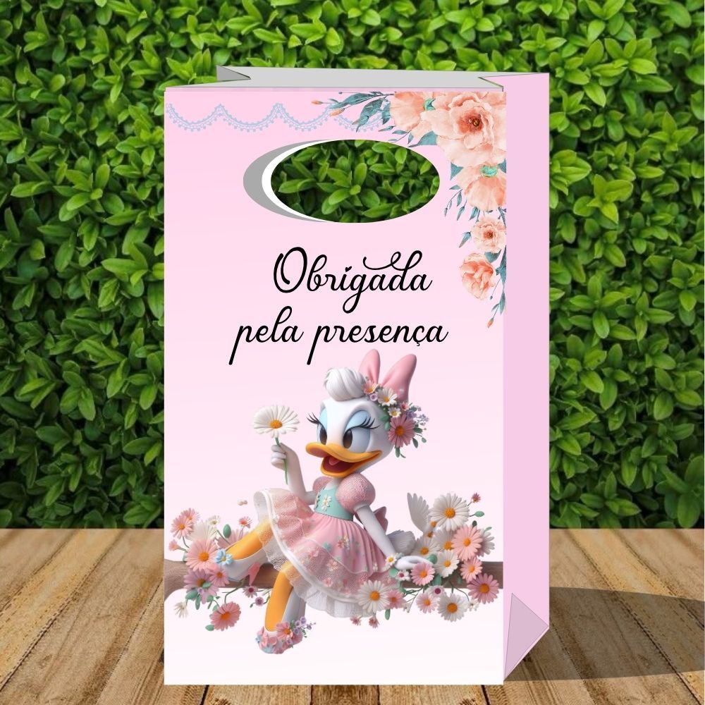 Sacolinha Margarida da turma do mickey- Lembrancinha para festa  - Pegue e monte- caixinhas - Margarida Donald
