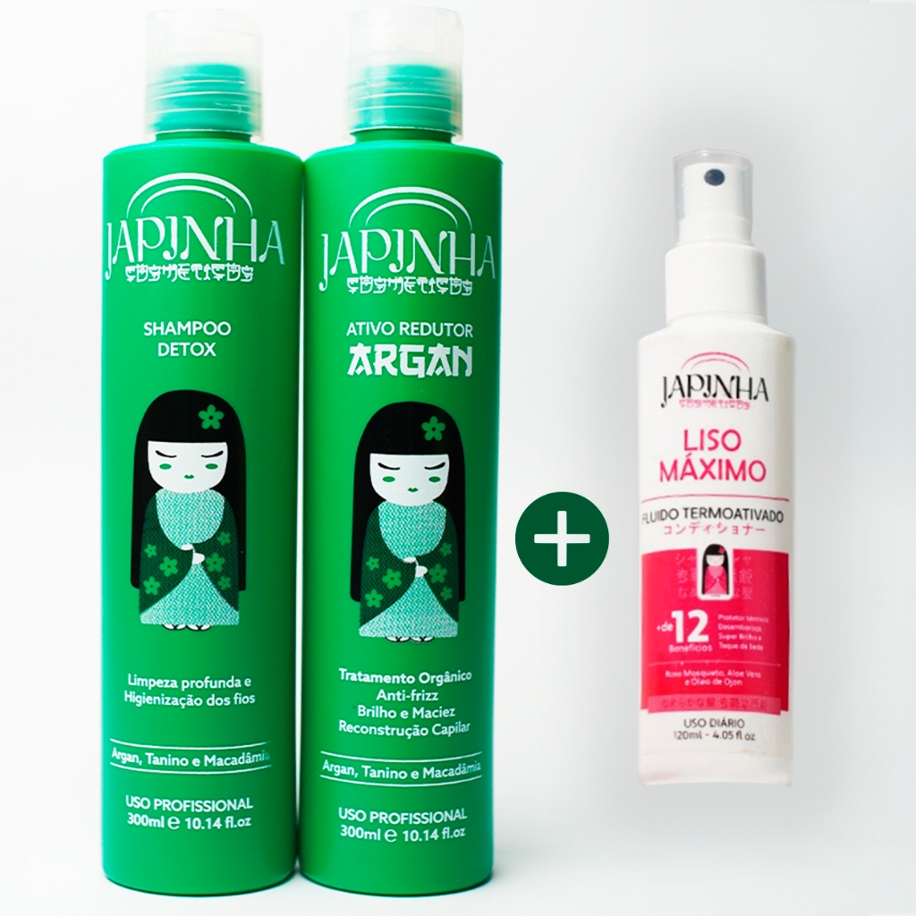 Kit Progressiva Sem Formol Orgânica + Protetor Térmico
