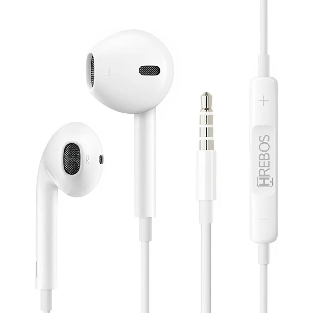 Fone de Ouvido com fio e Microfone  Som Nítido e Confortável 1.2m em Oferta na Shopee