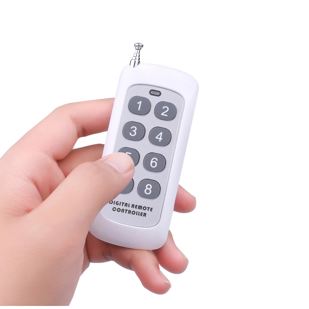Controle Remoto RF 433MHz EV1527 8 Teclas + Módulo Receptor