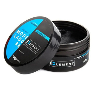 Pomada Modeladora Cabelo Alta Fixação Efeito Molhado Element Alfa Looks 150g/80g em Oferta na Shopee