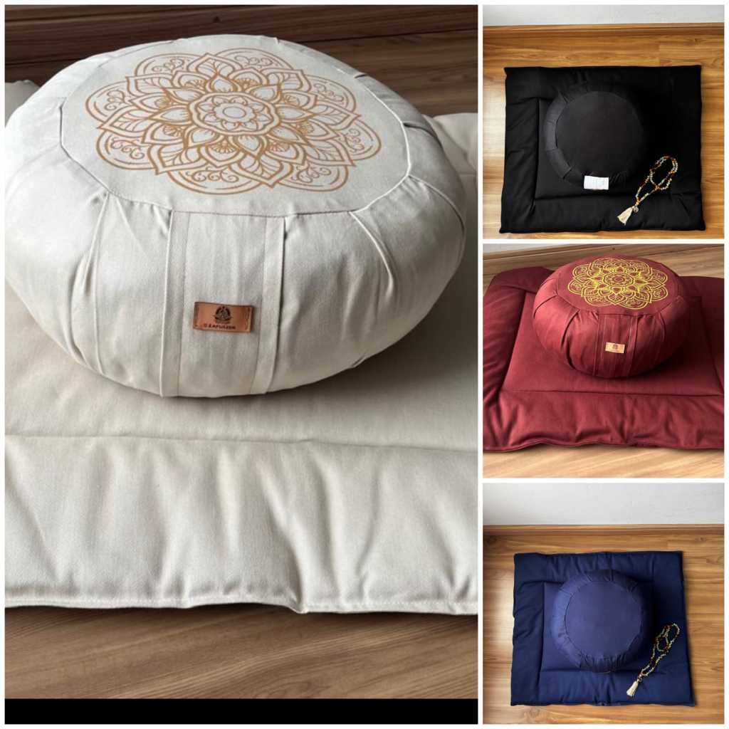 Imagem Kit Meditação Zafu e Zabuton