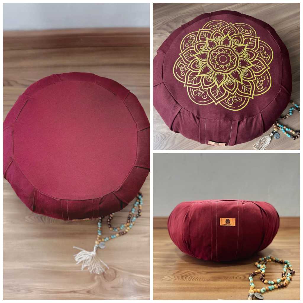 Imagem ZAFU - Almofada para Meditação Zazen  Marsala