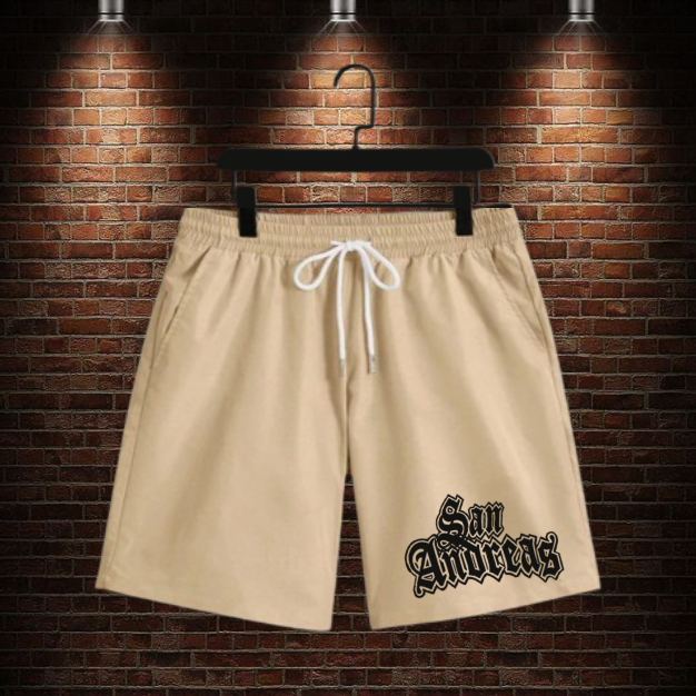 Bermuda Tactel com Elastano Short Masculino Estampado Streetwear