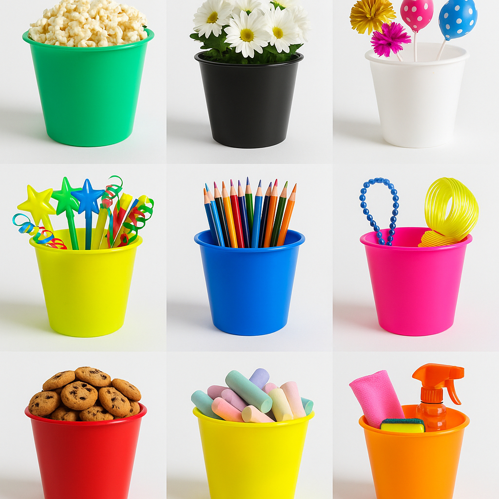 Kit 20 Balde pipoca festinha chá de bebê decoração 1 litro em Oferta na Shopee