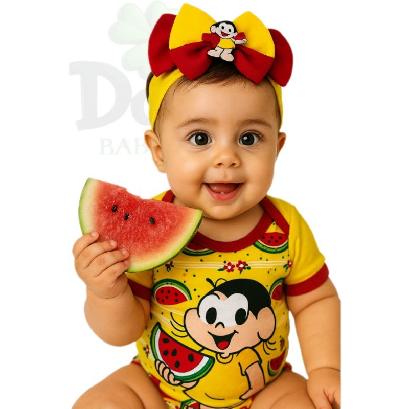 Body de Bebê Da Magali + Lacinho - Body mesversário Temático em Oferta na Shopee