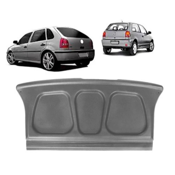 Tampão GOL G2 1995 A G3 2007 Exceto City - Cinza + Cordinha