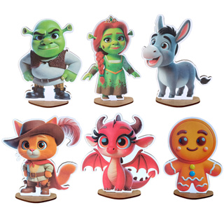 Kit Display de Mesa MDF 6 Peças - Shrek em Oferta na Shopee