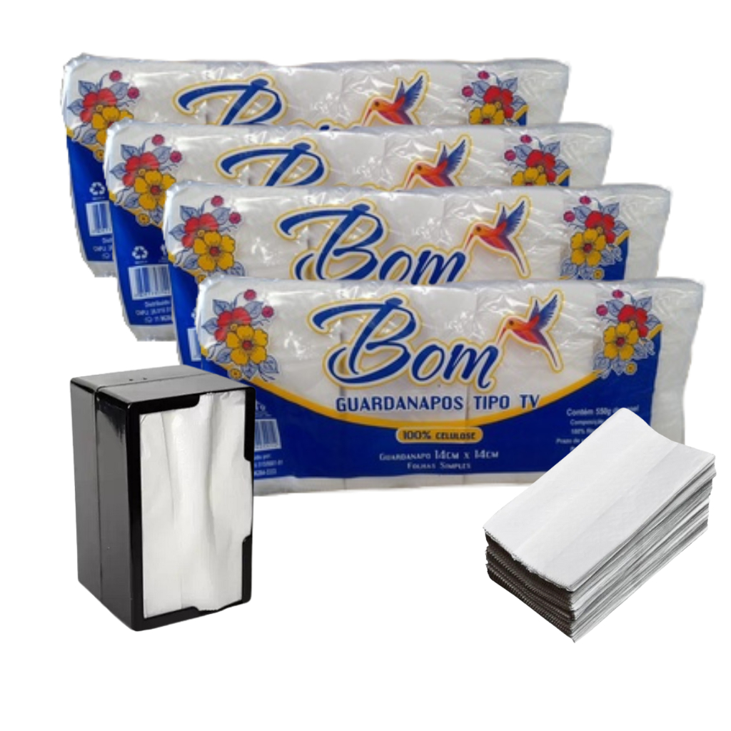 10 Pacotes de Papel Guardanapo TV Bom Embalagem Econômica 20.000 Folhas Restaurante Lanchonete Bar em Oferta na Shopee