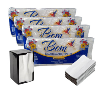 10 Pacotes de Papel Guardanapo TV Bom Embalagem Econômica 20.000 Folhas Restaurante Lanchonete Bar em Oferta na Shopee