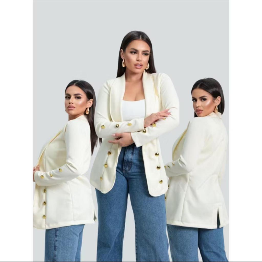 Blazer Femenino Neoprene elegante