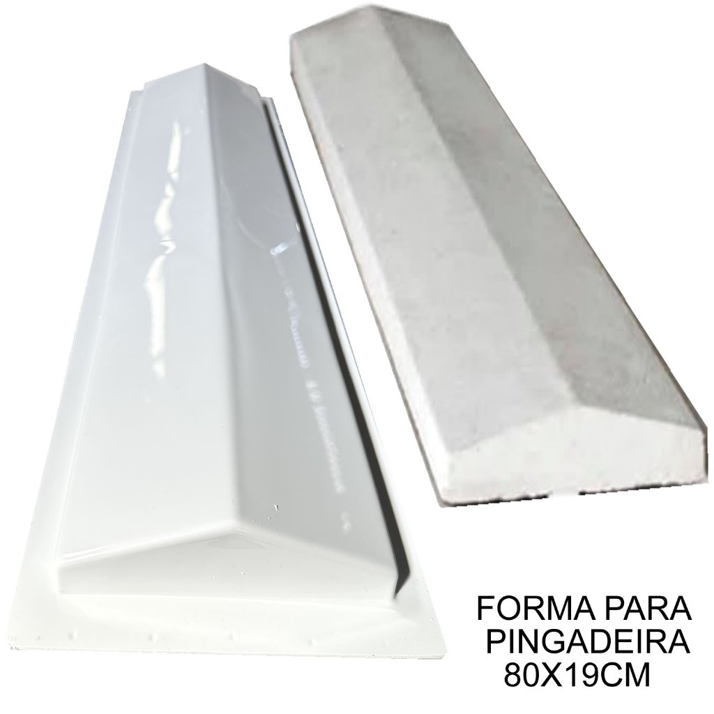 Fôrma 3d Pingadeira Capa de Muro Casinha 80x19cm Molde para cimento/concreto IN566