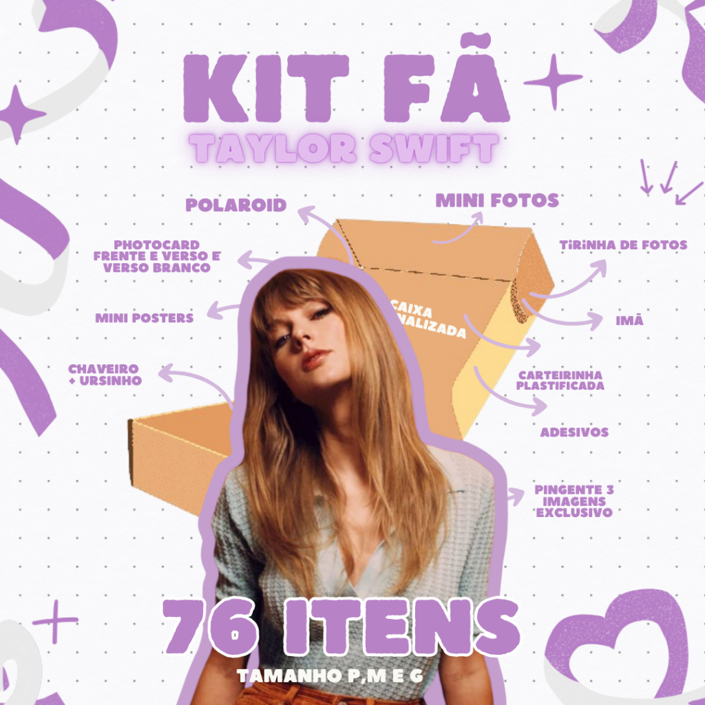 Taylor Swift 4枚セット Kit Fã Taylor Swift em Oferta | Shopee 2026