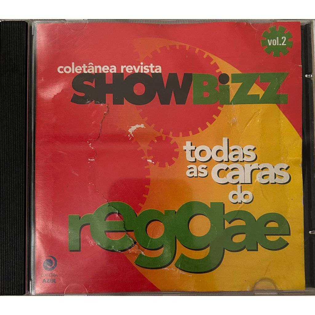 CD Revista ShowBizz Todas As Caras Do Reggae Volume 2