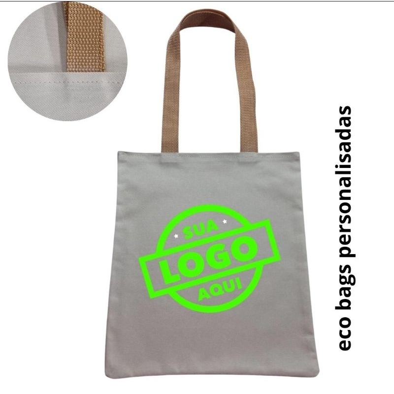 Sacola Ecobag Personalizada 33x36 envio rapido alta qualidade